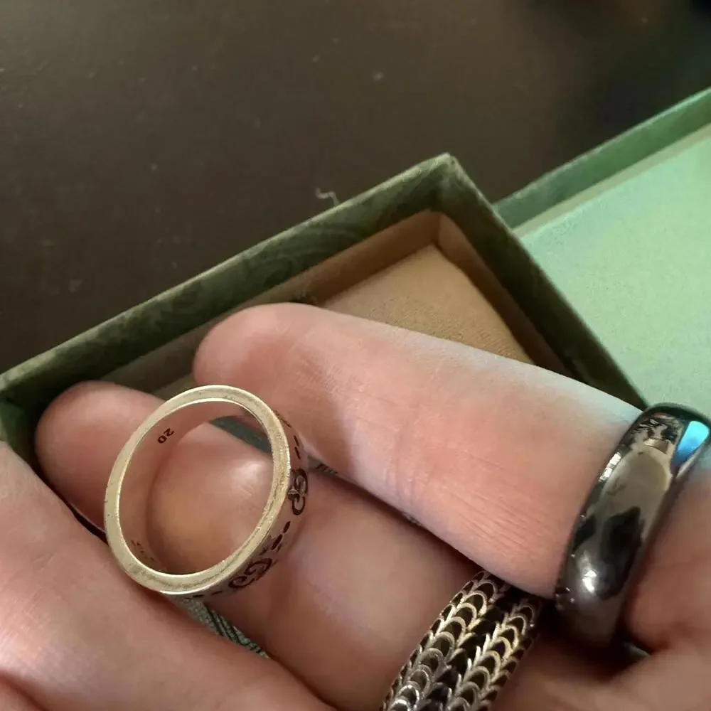 Gucci Ghost Ring Sz 8 - Picture 3 of 4